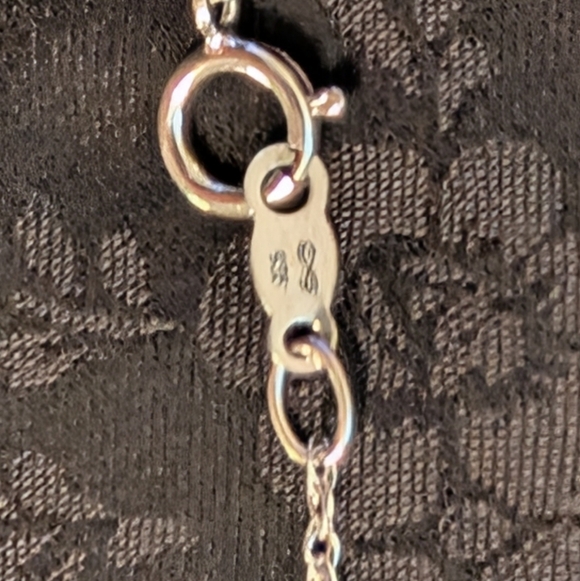 Colorful Solid Sterling Silver Mystic Topaz Type CZ Pendant Necklace 18" Chain - Picture 7 of 10